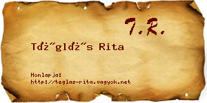Téglás Rita névjegykártya